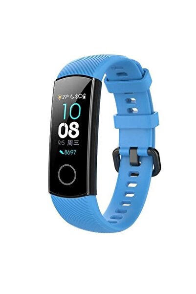Mi7a Honor Band 4 / Band 5 Akıllı Saat Uyumlu Sportif Çizgili Silikon Kordon/...