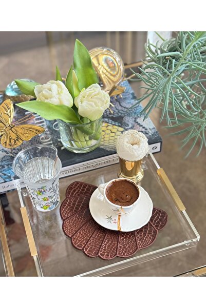 Matis Home Line Aura Ejder Brown 2-Pack Coasters
