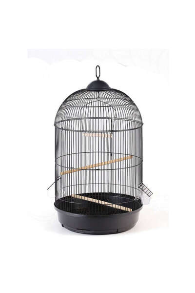 EuroGold DRNDS Salon Kafesi Yuvarlak Beyaz ø42x77 cm (131638) Dıştan Yemlik