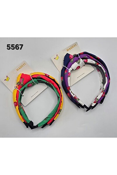 HADEEL GIJAMAI A set of six foundation day hairbands in different colors