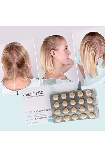 Viviscal Professional فيفيسكال برو، مكمل غذائي متطور لصحة الشعر، 180 قرصًا، م...