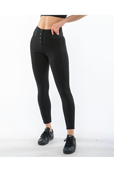 QYA Clothing Oțel din material subțire efect modelator Pantalon Leggings