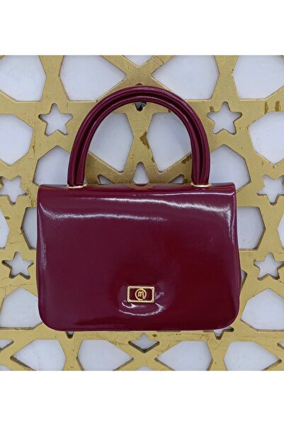 tekmagic bags Uğurtek Hand-Held Box Model Women's Bag with Chain Strap and Lid