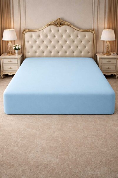 YÜNTEKS Soft Stretchy Cotton Fabric/Cotton Combed Fabric Elastic Fitted Sheet...