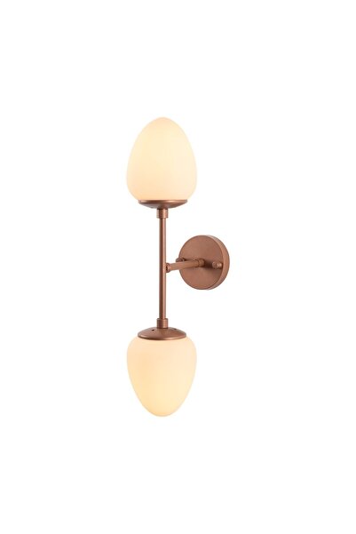 AmberLED Matte Copper 2-Piece Sconce Modern Lighting E14 Compatible