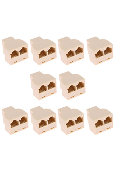 Leonpro موزع إيثرنت RJ45 CAT5 CAT6 بمدخل واحد ومخرجين، جهاز تعدد الإشارة للإن...