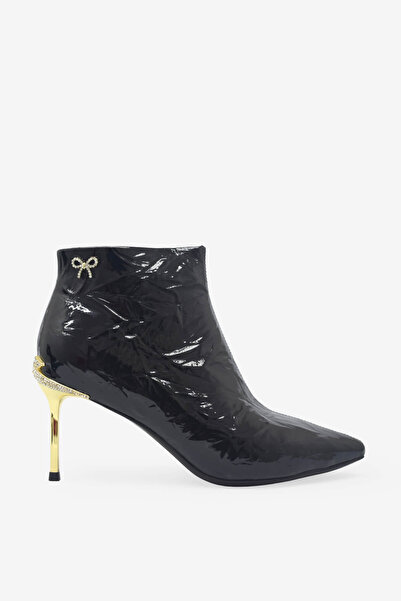 Guja Women's Heeled Boots Black Patent Leather Blg25K417