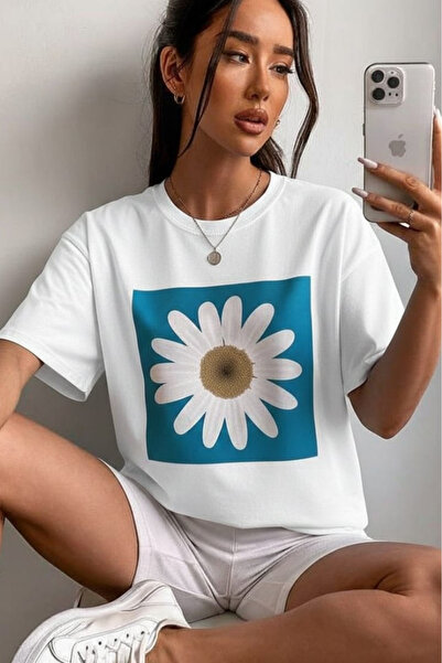 New Shine تي شيرت مطبوع عليه ديزي للجنسين