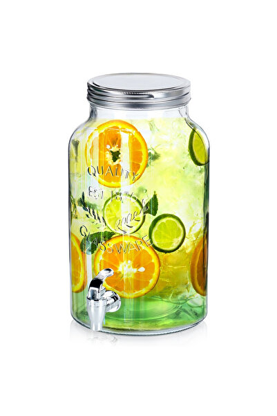Vilde Glass beverage dispenser with tap 6.2 liters