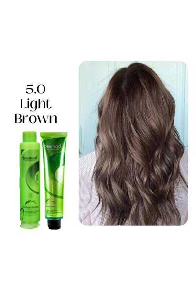 BREMOD أداء 5.0 لون شعر سبا بني فاتح