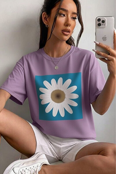 New Shine تي شيرت مطبوع عليه ديزي للجنسين