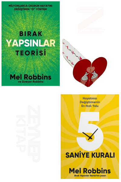 Nepal Kitap 5 Saniye Kuralı - Bırak Yapsınlar Teorisi -(Özel Tasarım Kalp Ayr...