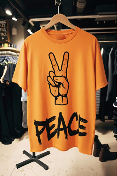 New Shine تي شيرت مطبوع عليه السلام للجنسين