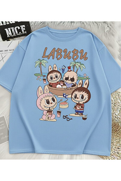 New Shine تي شيرت مطبوع للجنسين من لابوبو