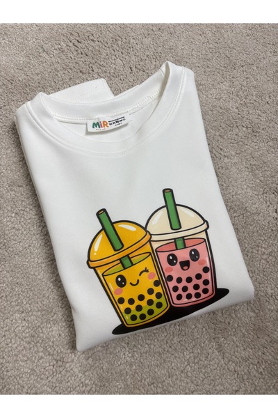 mirkidsclub تي شيرت بأكمام طويلة من قماش الإنترلوك للجنسين