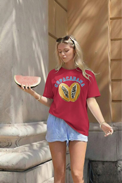 New Shine تي شيرت مطبوع للجنسين من كوبيكابانا