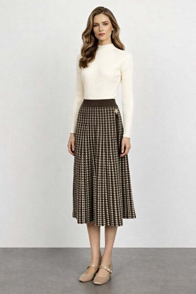 ON Midi Knitwear Skirt with Accessory Detail