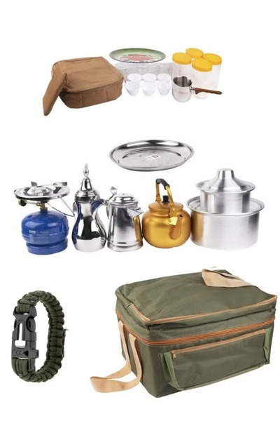 Cady One 30-piece picnic bag set with accessories