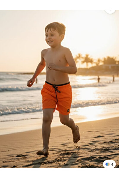 LUSSOLİFE Çocuk Astarlı Deniz Şortu