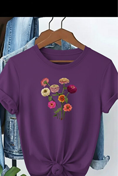 New Shine Flower Printed Unisex T-Shirt