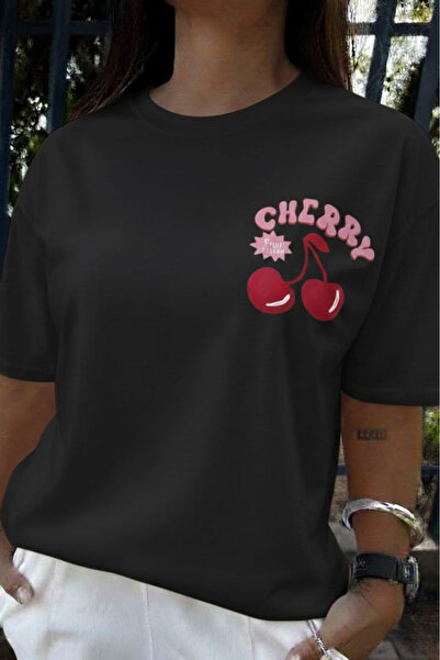 New Shine Cherry Printed Unisex T-Shirt