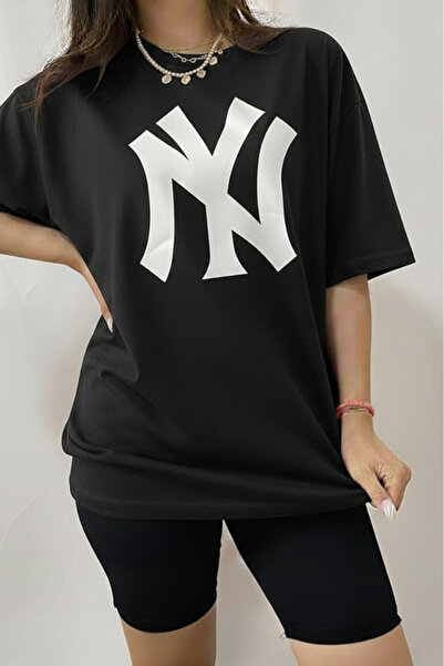 New Shine ΜΠΛΟΥΖΑ ΜΕ ΕΚΤΥΠΩΣΗ NY ΜΕ ΣΤΥΛ ΜΕΤΑΓΕΝΙΑΣ ΑΝΑΓΝΩΣΗΣ