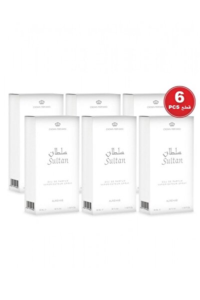 ALREHAB Al-Rehab Sultan Perfume 35 ml - 6 Pieces