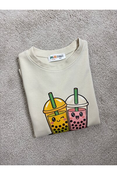 mirkidsclub تي شيرت بأكمام طويلة من قماش الإنترلوك للجنسين