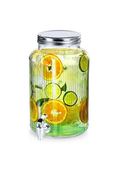 Vilde Glass beverage dispenser with tap 6.2 liters