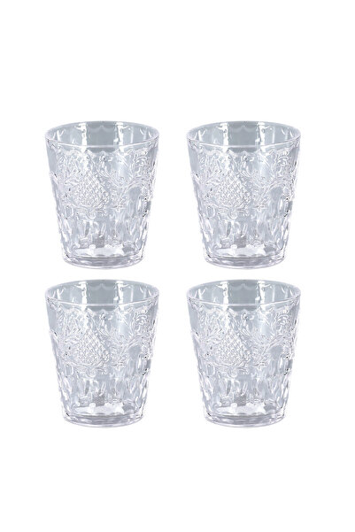 Lucky Art Aleria 4-Piece Glass Water Bottle Set