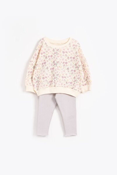 blumi kids طقم نيتشر سوفت وافل - أرجواني