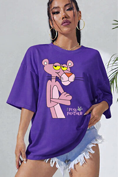 New Shine ΜΠΛΟΥΖΑ ΜΕ ΣΤΑΙΡΙΑ ΠΙΝΚ ΠΑΝΘΗΡΑ ΜΕ ΣΤΑΙΡΙΑ ΠΙΝΚ ΠΑΝΘΗΡΑ