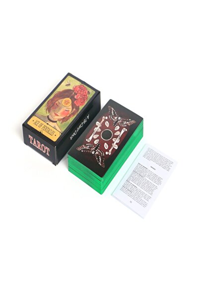 Choice 12x7Ace Pentacles 12x7cm Tarot Deck Divination Fate Ace Of Pentacles T...