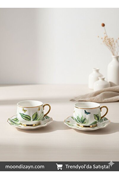 Moon Dizayn 2 KİŞİLİK KAHVE FİNCAN TAKIMI