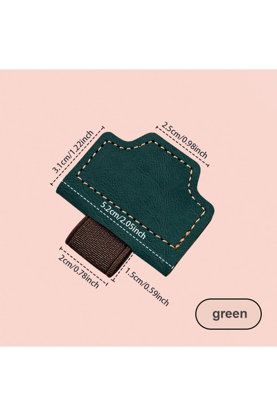 Choice 1PS green High appearance magnetic bookmark, creative and fresh, stude...