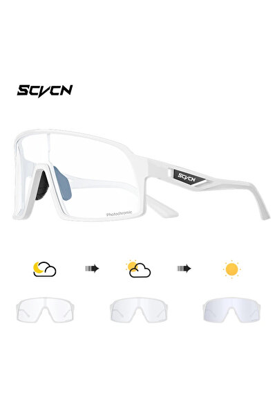 Choice ColorPhotochromic-04 Scvcn Photochromic Cycling Glasses Men UV400 Wome...