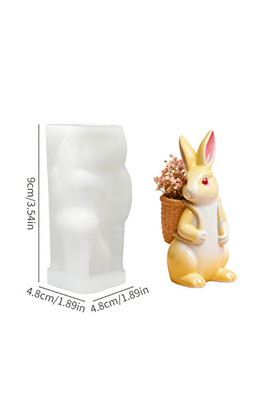 Choice قالب واحد على شكل أرنب عيد الفصح، قالب لاصق علاجي عطري على شكل أرنب عي...