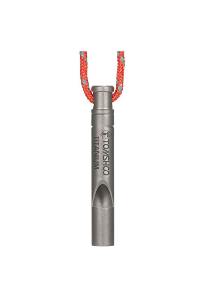 Choice صافرة طوارئ من التيتانيوم من تومشو، قطعة واحدة، مع سلك، مناسبة للأنشطة...