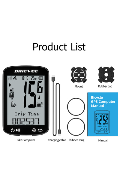 Choice BKV-3509-A Bike Accessories Wireless GPS Bicycle Computer Cycling Spee...
