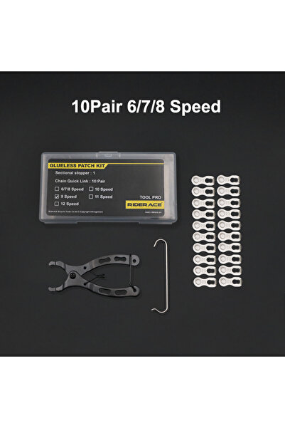 Choice 10Pair 6 7 8Speed Bicycle Chain Connector Cycling Magic Buttons Speed ...
