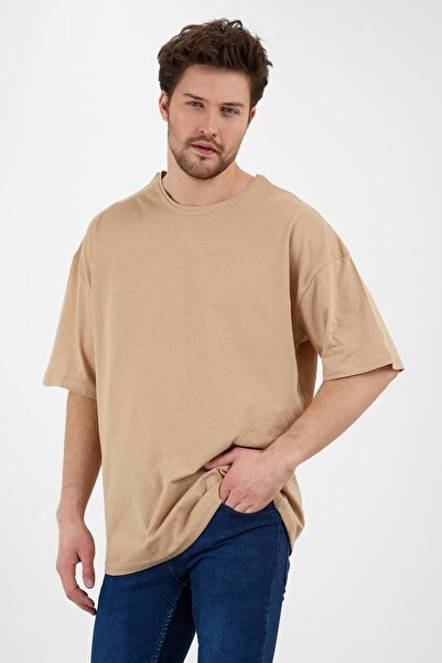 Gollinger Unisex Oversize T-shirt - T-shirt με λαιμόκοψη ποδηλάτου