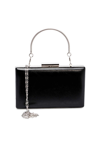 Tergan Siyah Tekstil Kadın Abiye Çanta - S26Y1AB79546-O3C