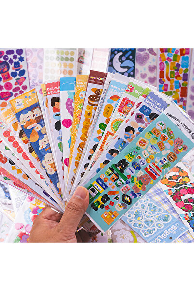 choice2 20Sheets 20/10/5 Sheets Kawaii Laser Shiny Guka Stickers DIY Handbook...