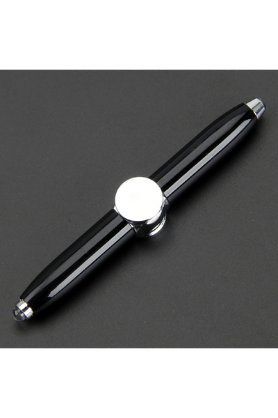 Choice قلم دوار أسود اللون مزود بإضاءة LED، قطعة واحدة، لتخفيف التوتر والقلق،...