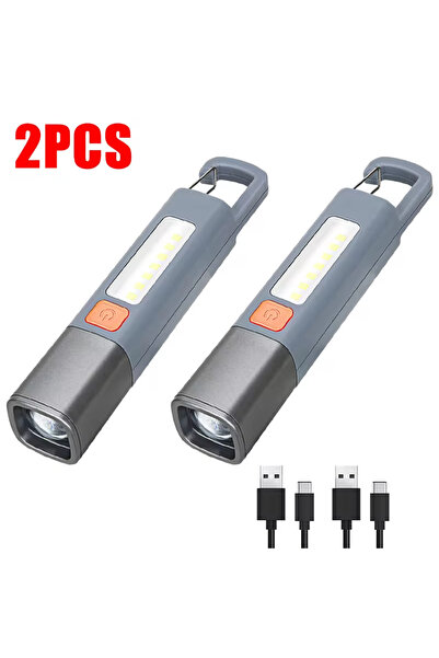 Choice 2PCS Super Bright COB Side Lights LED XPE Mini Portable Torch Zoomable...