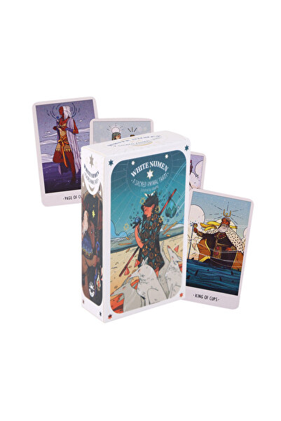 Choice 245 Tarot Cards of White Numen: A Sacred Animal Prophecy Divination De...