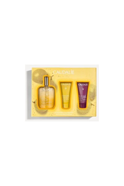 Caudalie Soleil des Vignes Elixir Yağ 50ml + Duş Jeli 30ml + Vücut Losyonu 30ml