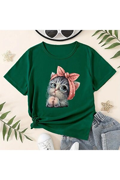 Gollinger Cat Printed Children's Tee - Cycling Neck T-Shirt