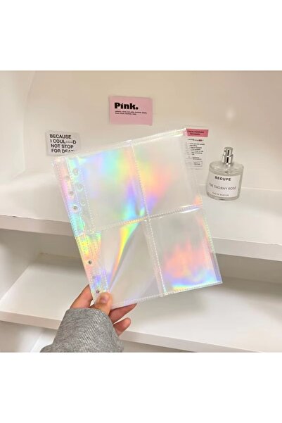 Choice6 Rainbow 4 grid 10PCS/set 1/2/4Pkets Grids Photo Album A5 Inner Page P...