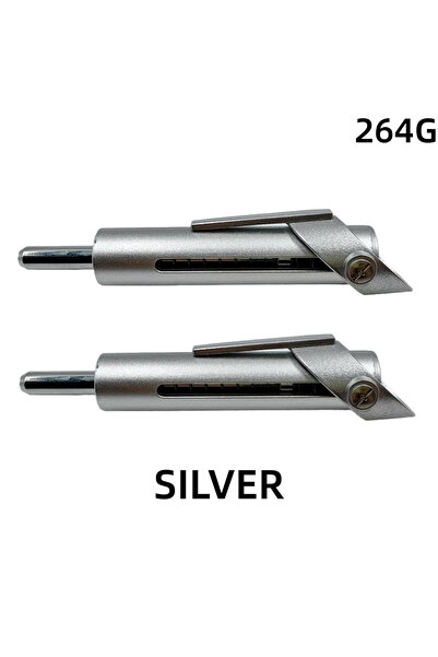 Choice دبوس تثبيت من سبائك الألومنيوم، فضي اللون، 9.5 مم، قطعتان! دبوس اختيار...